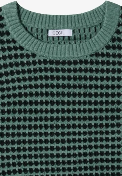Two-Tone Strukturpullover