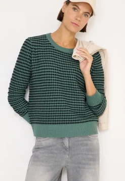 Two-Tone Strukturpullover
