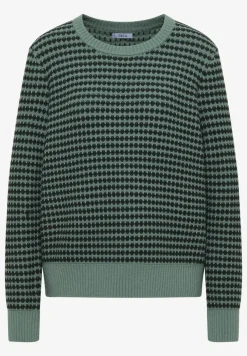 Two-Tone Strukturpullover