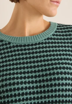 Two-Tone Strukturpullover