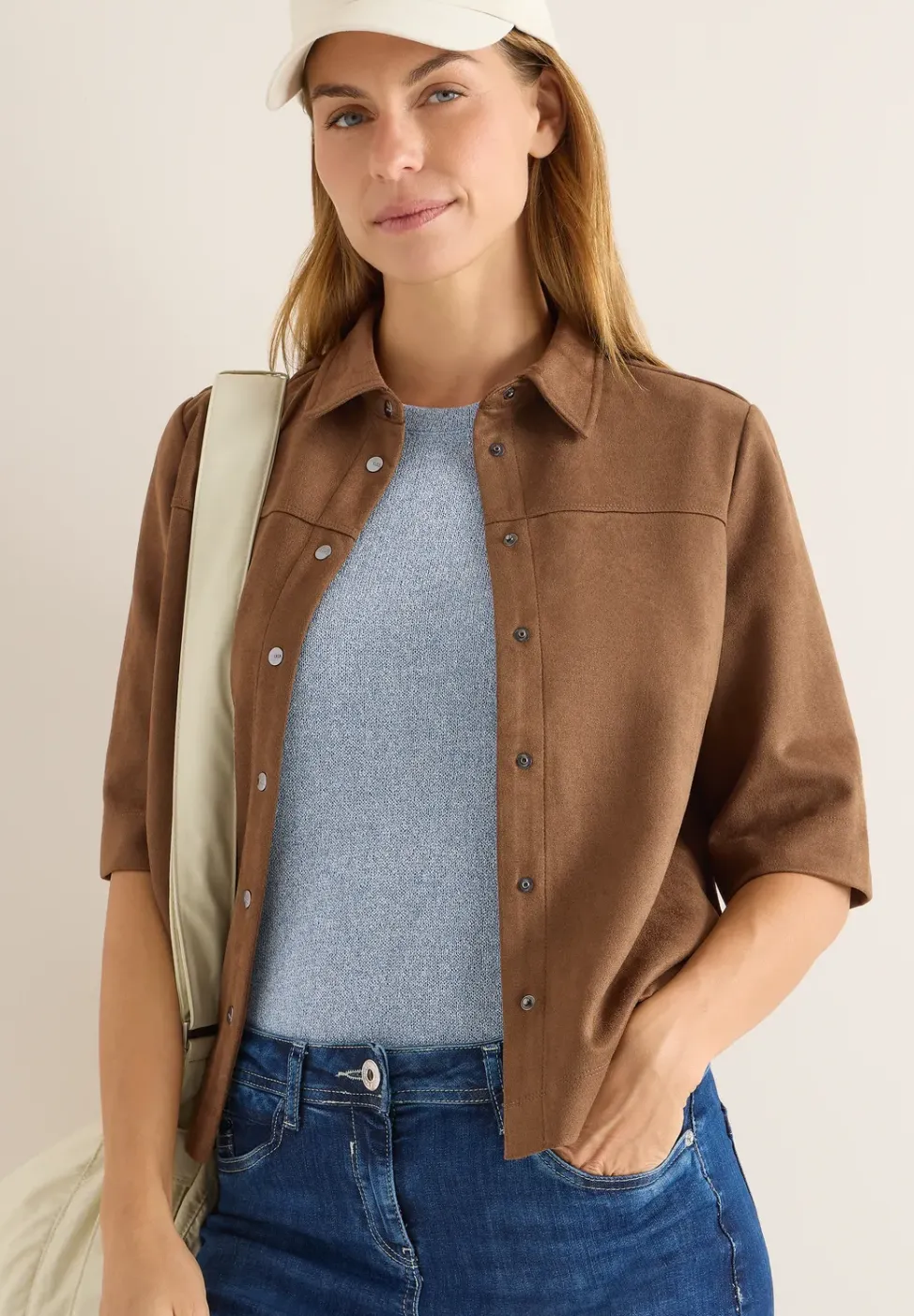 Veloursbluse