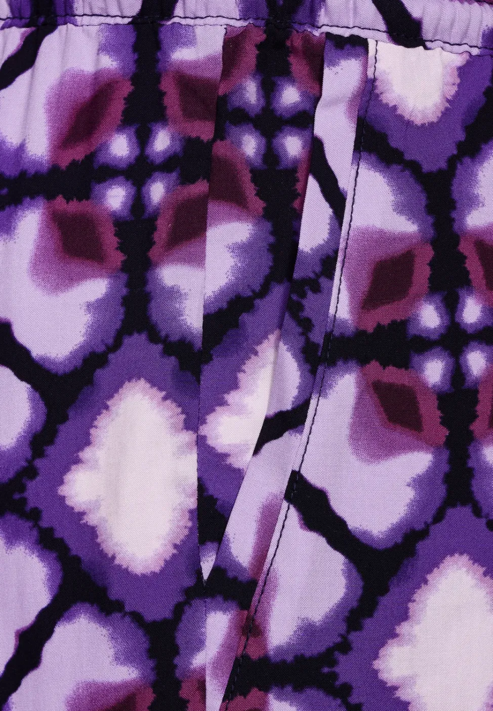 Viskose Hose mit Print