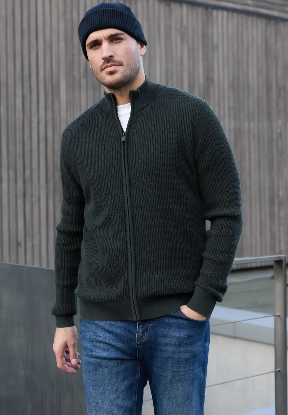 Washed-Look Jacke