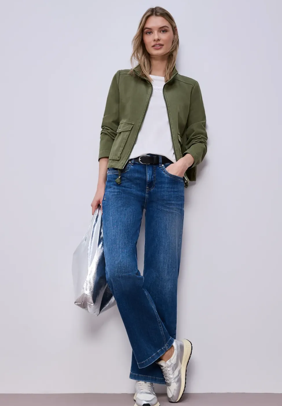 Washed-Look Jacke