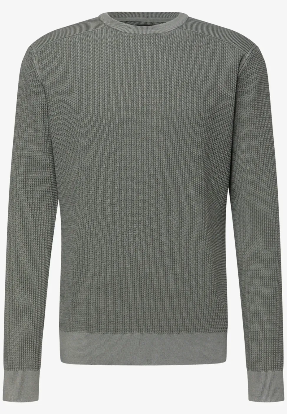 Washed-Look Strukturpullover