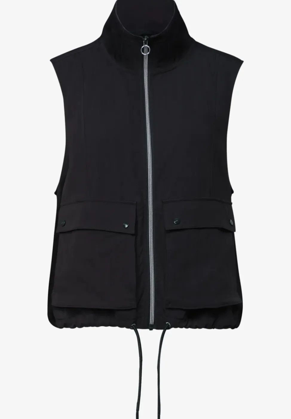 Weste mit Zipper und Tunnelzug