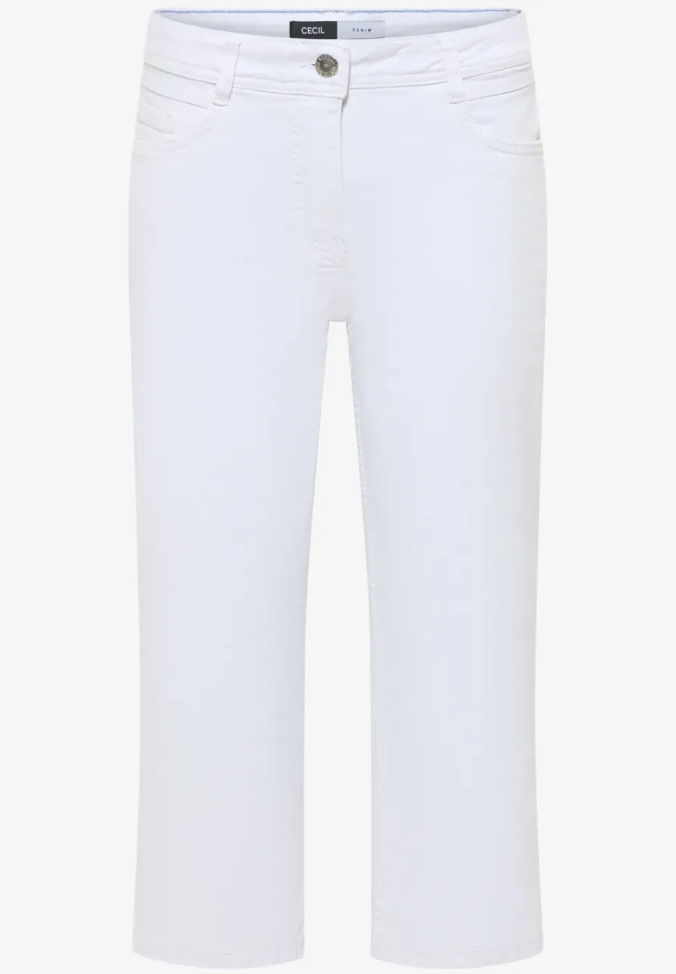 Wide Leg 3/4 Jeans im Loose Fit