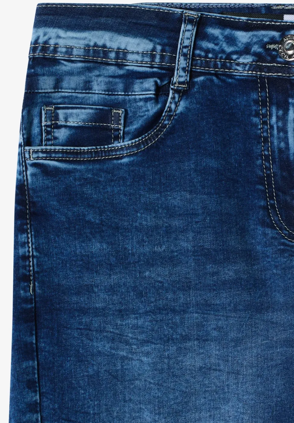 Wide Leg 3/4 Jeans im Loose Fit