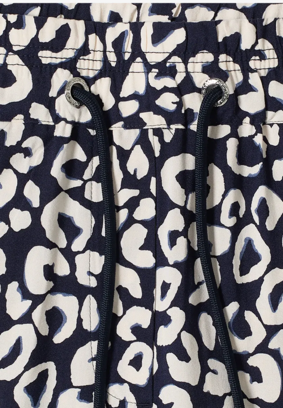 Wide Leg Hose im Loose Fit mit Leo-Print