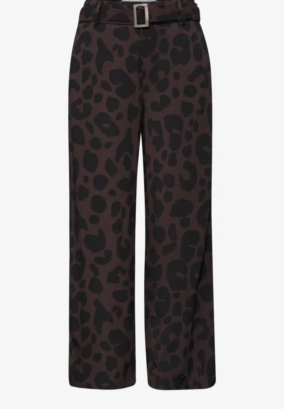 Wide Leg Hose mit Gürteldetail