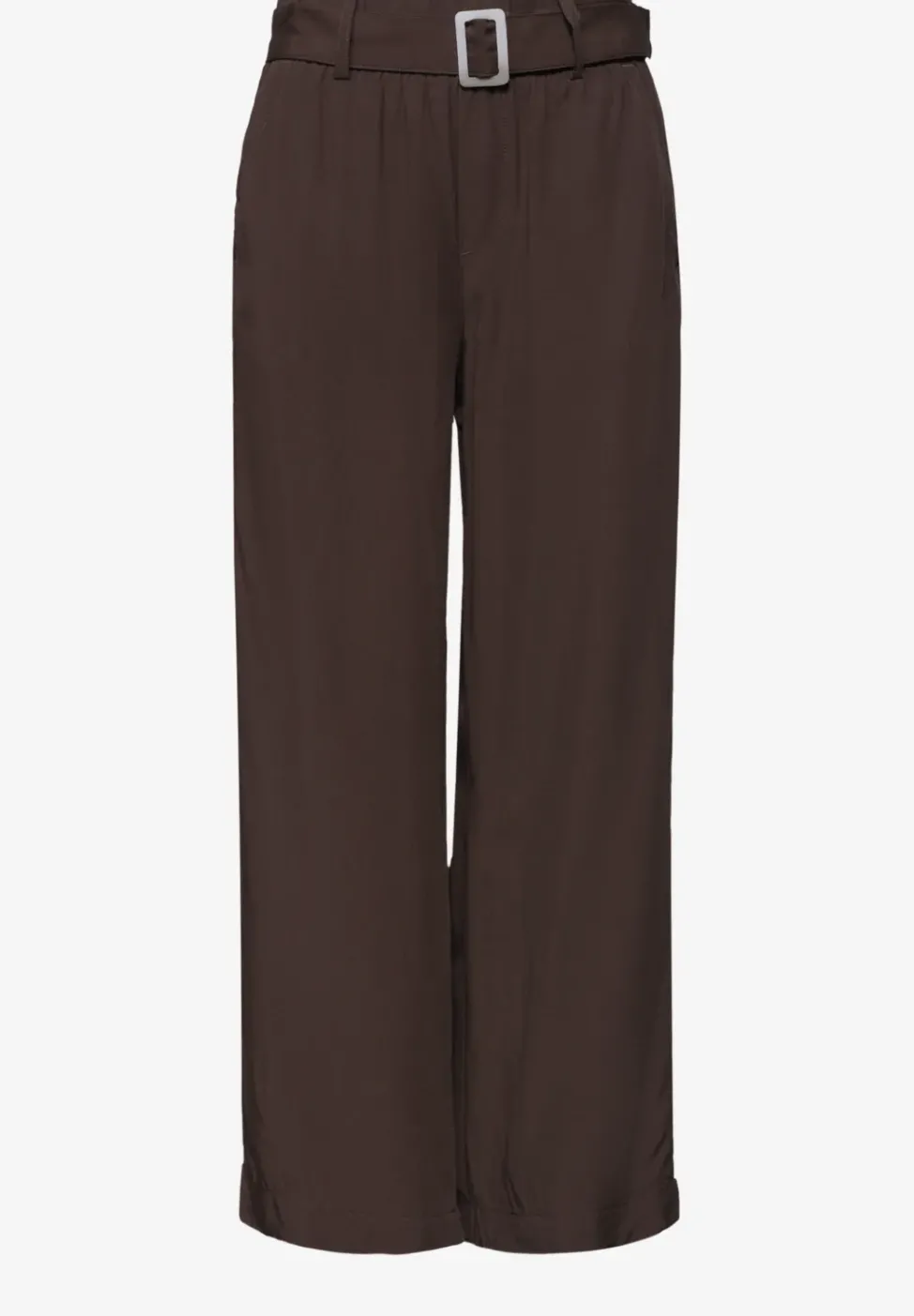 Wide Leg Hose mit Gürteldetail