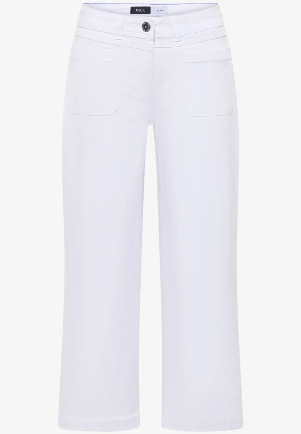 Wide Leg Jeans mit Patch Pockets