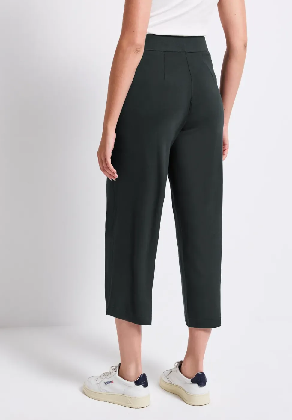 Wide Leg Jersey-Hose