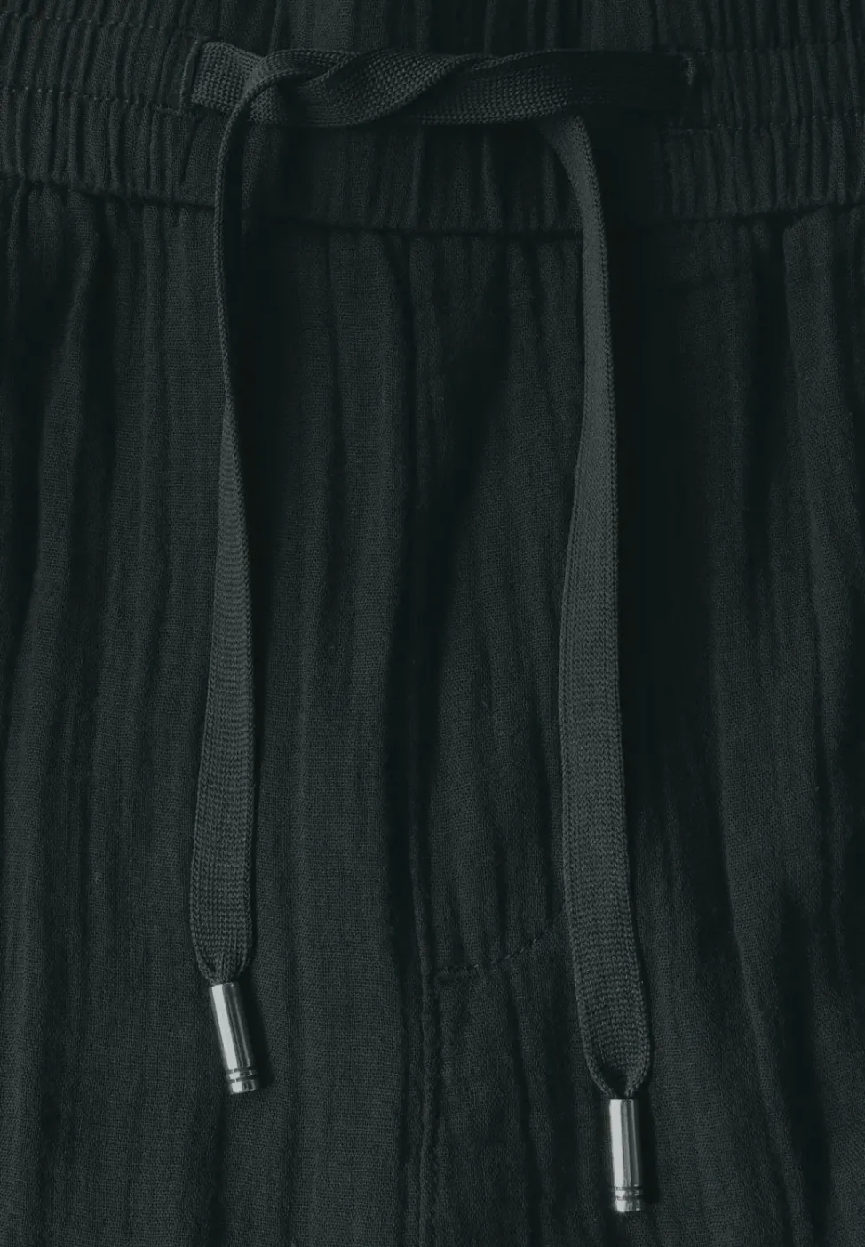 Wide Leg Musselin Hose