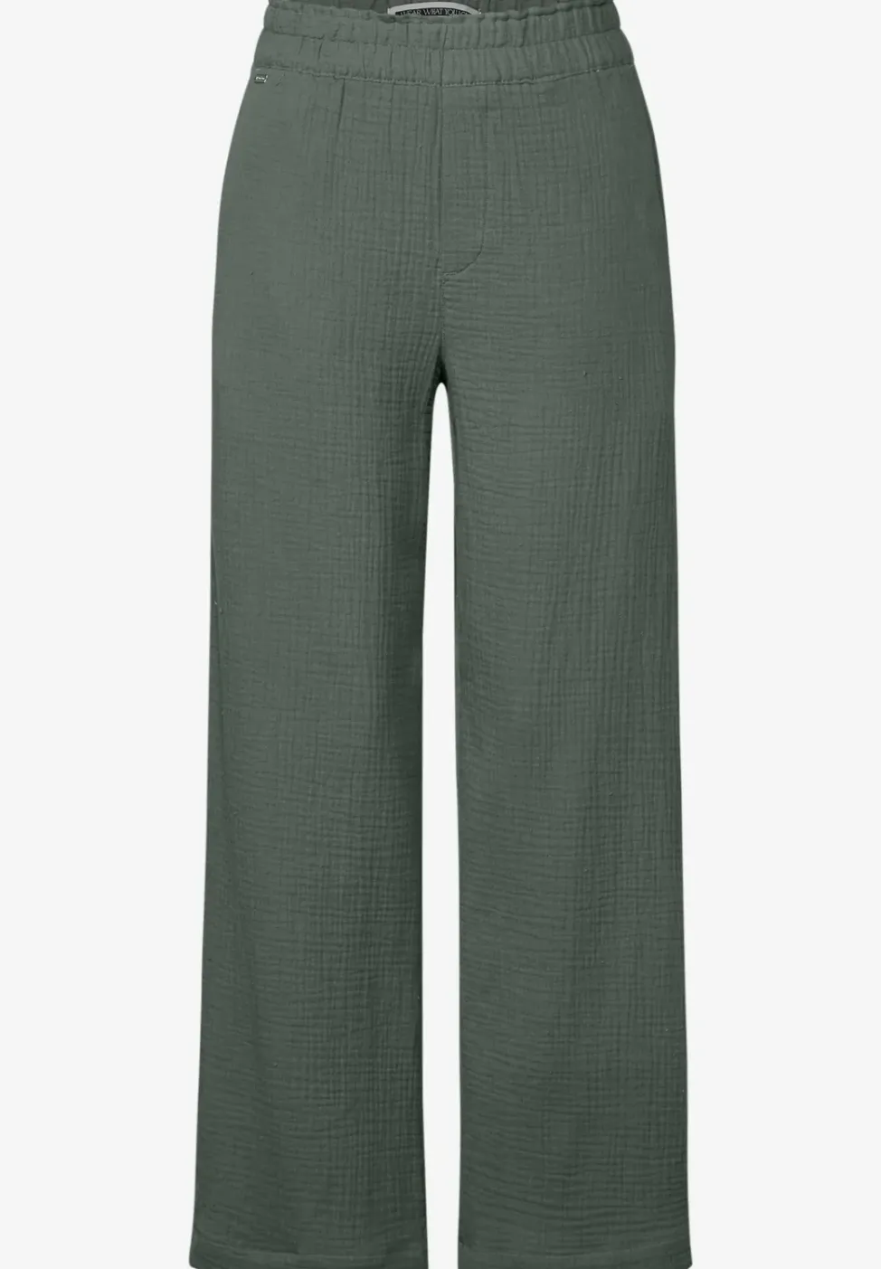 Wide Leg Musselin Hose