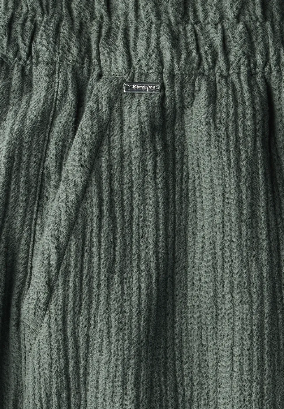 Wide Leg Musselin Hose