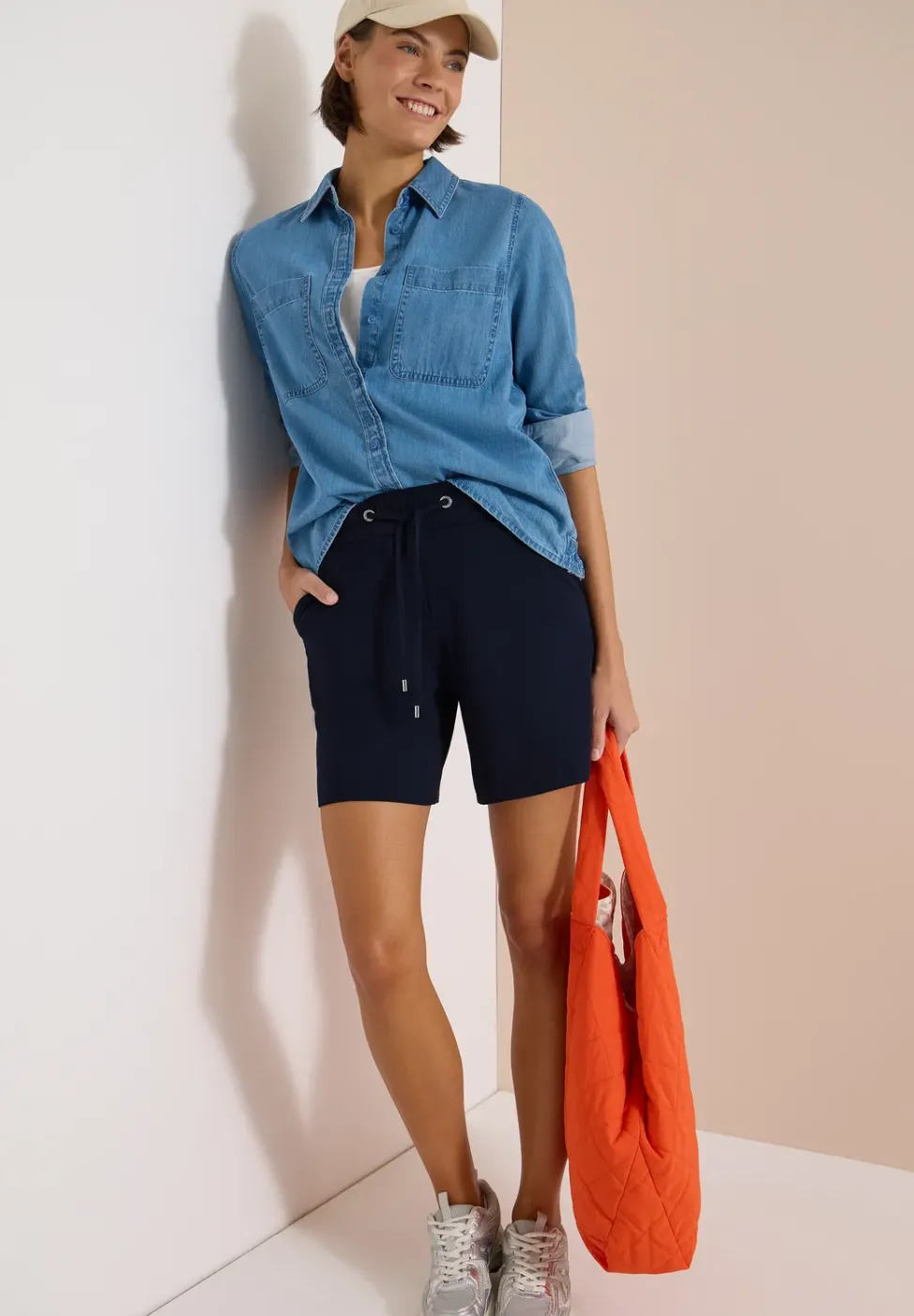Wide Leg Shorts im Loose Fit