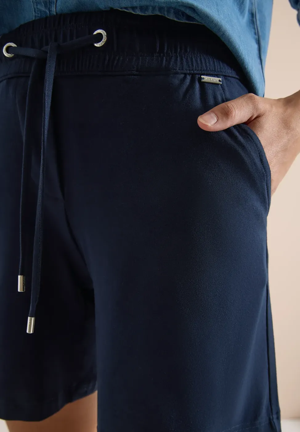 Wide Leg Shorts im Loose Fit