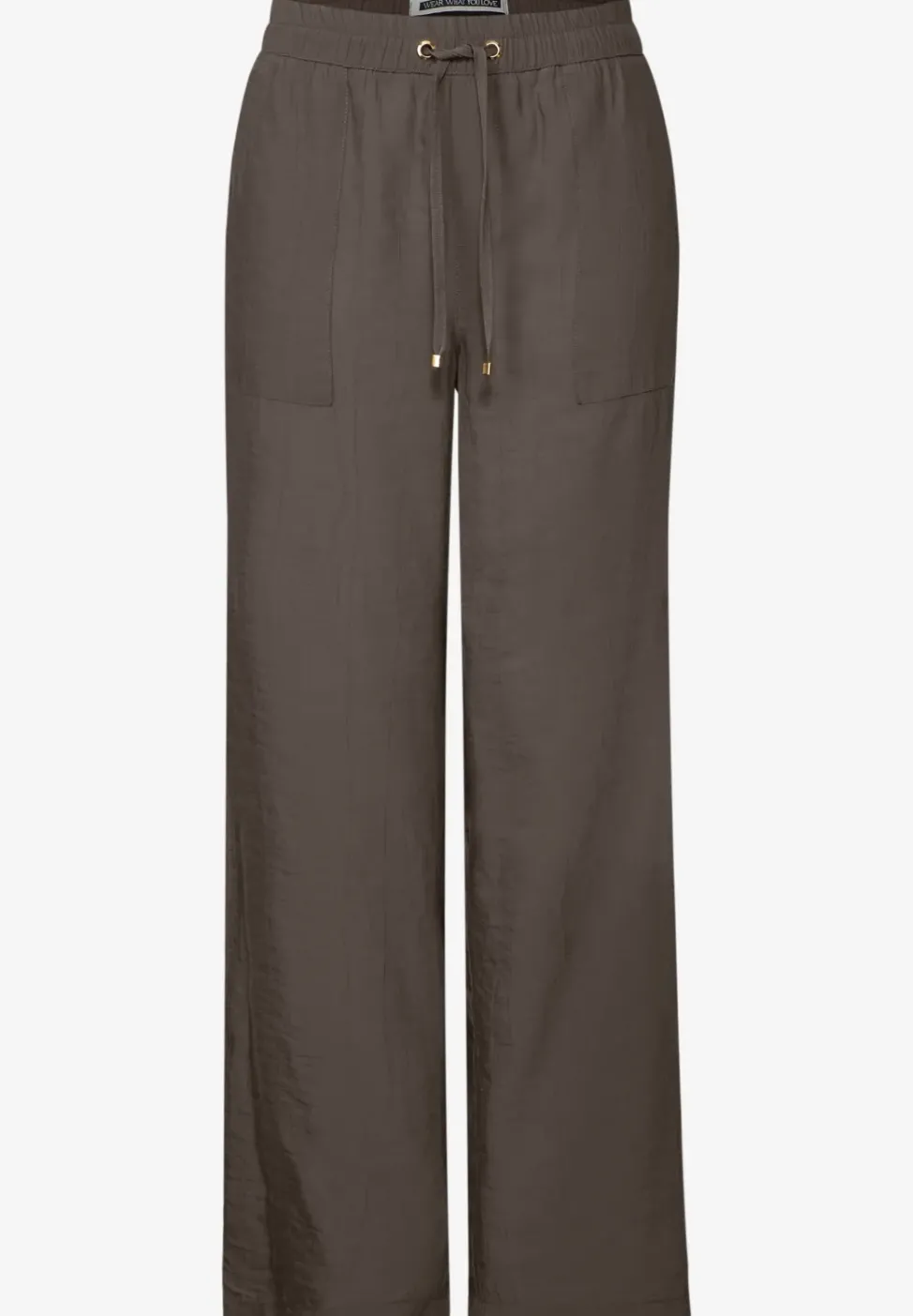 Wide Leg Strukturhose