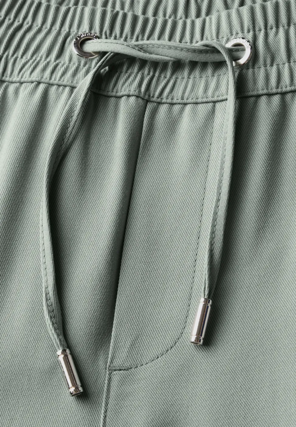 Wide Leg Twill Hose