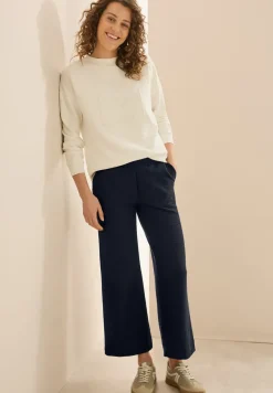 Wide Leg Bouclé Hose