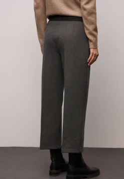 Wide Leg Herringbone Hose
