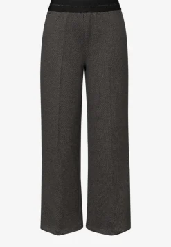 Wide Leg Herringbone Hose