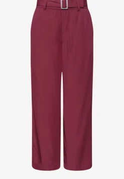 Wide Leg Hose mit Gürteldetail