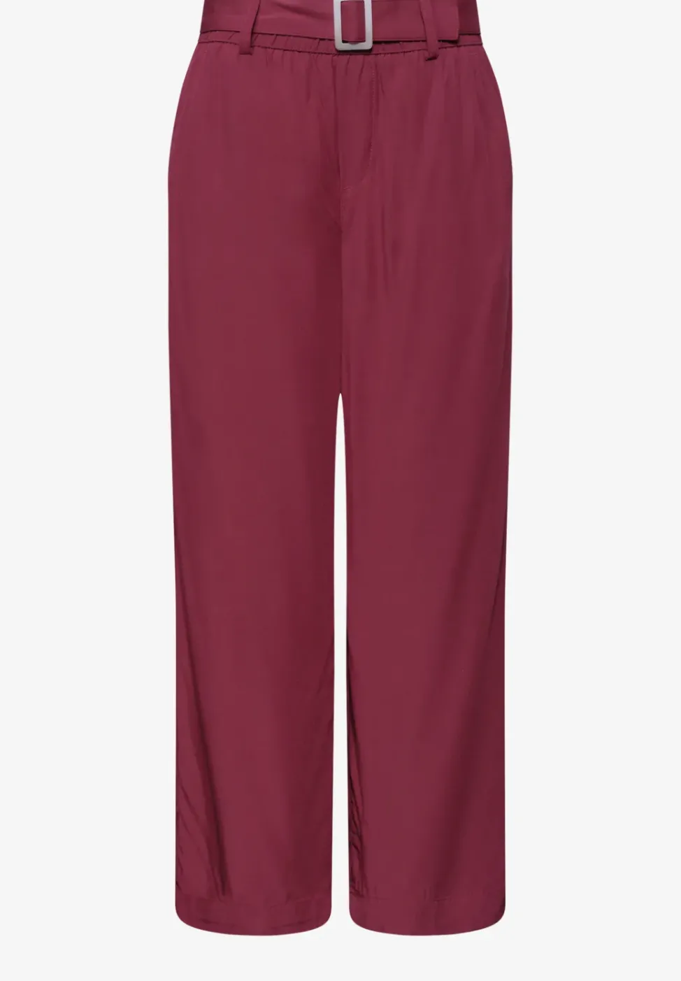 Wide Leg Hose mit Gürteldetail