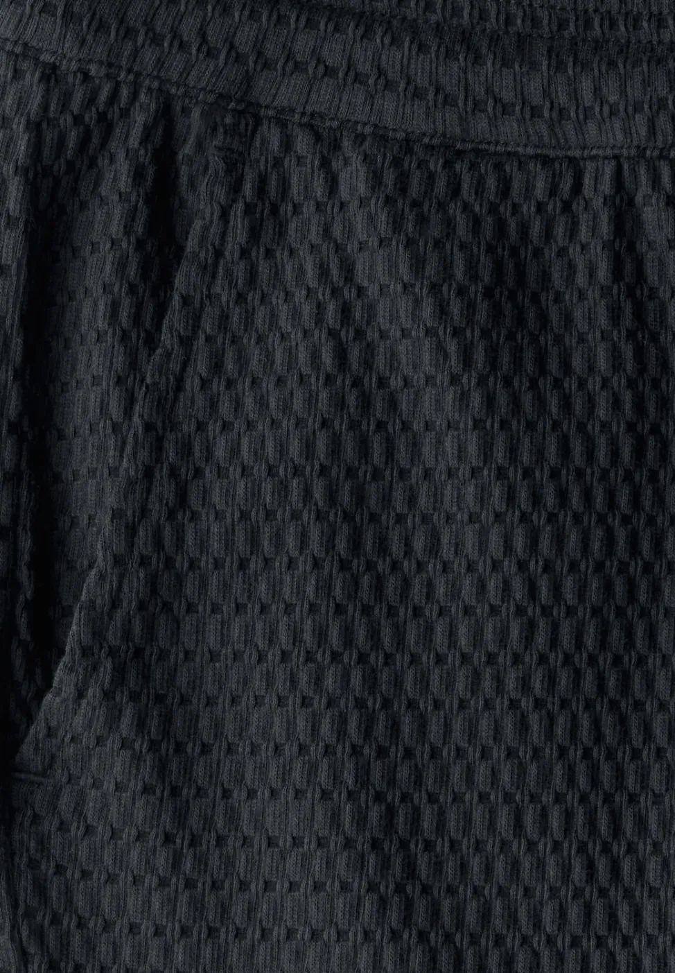 Wide Leg Hose mit Struktur