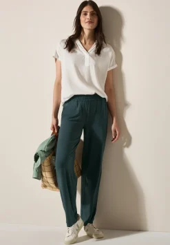 Wide Leg Jersey-Hose