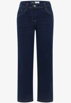 Wide Leg Rinsed Jeans