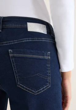 Wide Leg Rinsed Jeans