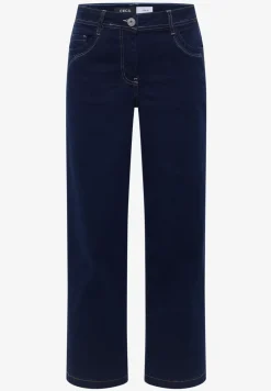 Wide Leg Rinsed Jeans