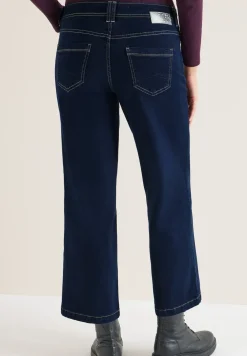 Wide Leg Rinsed Jeans